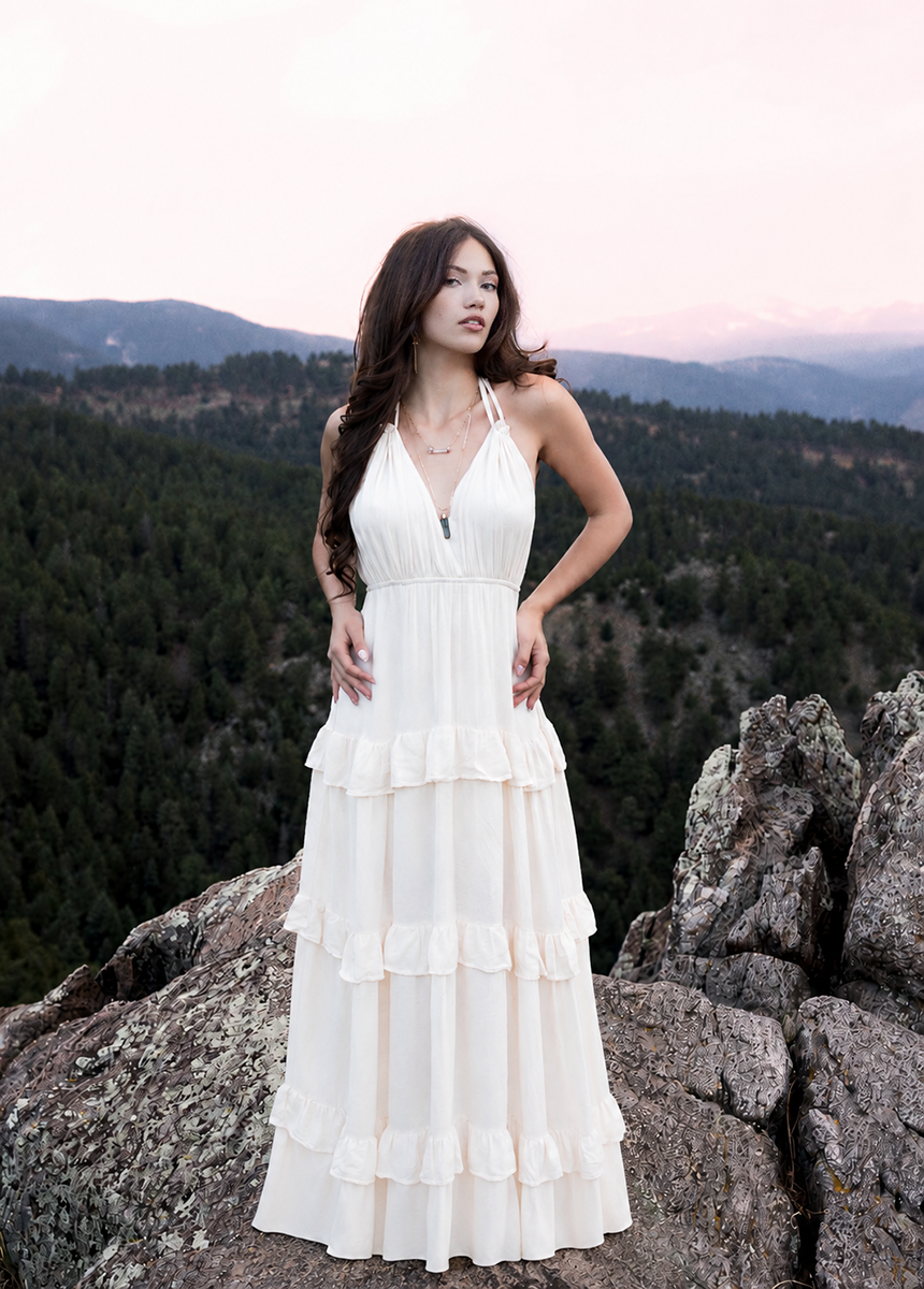Imara Dress in Cream