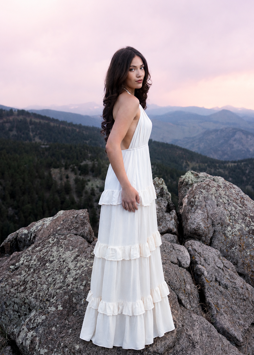 Imara Dress in Cream