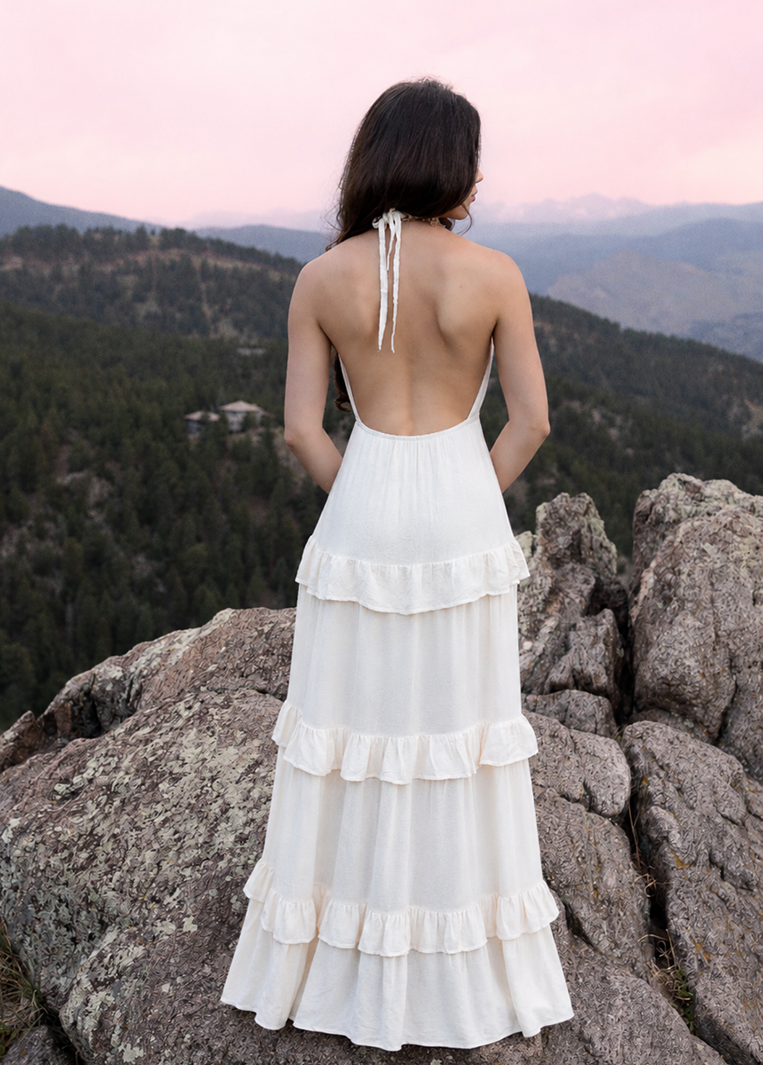 Imara Dress in Cream