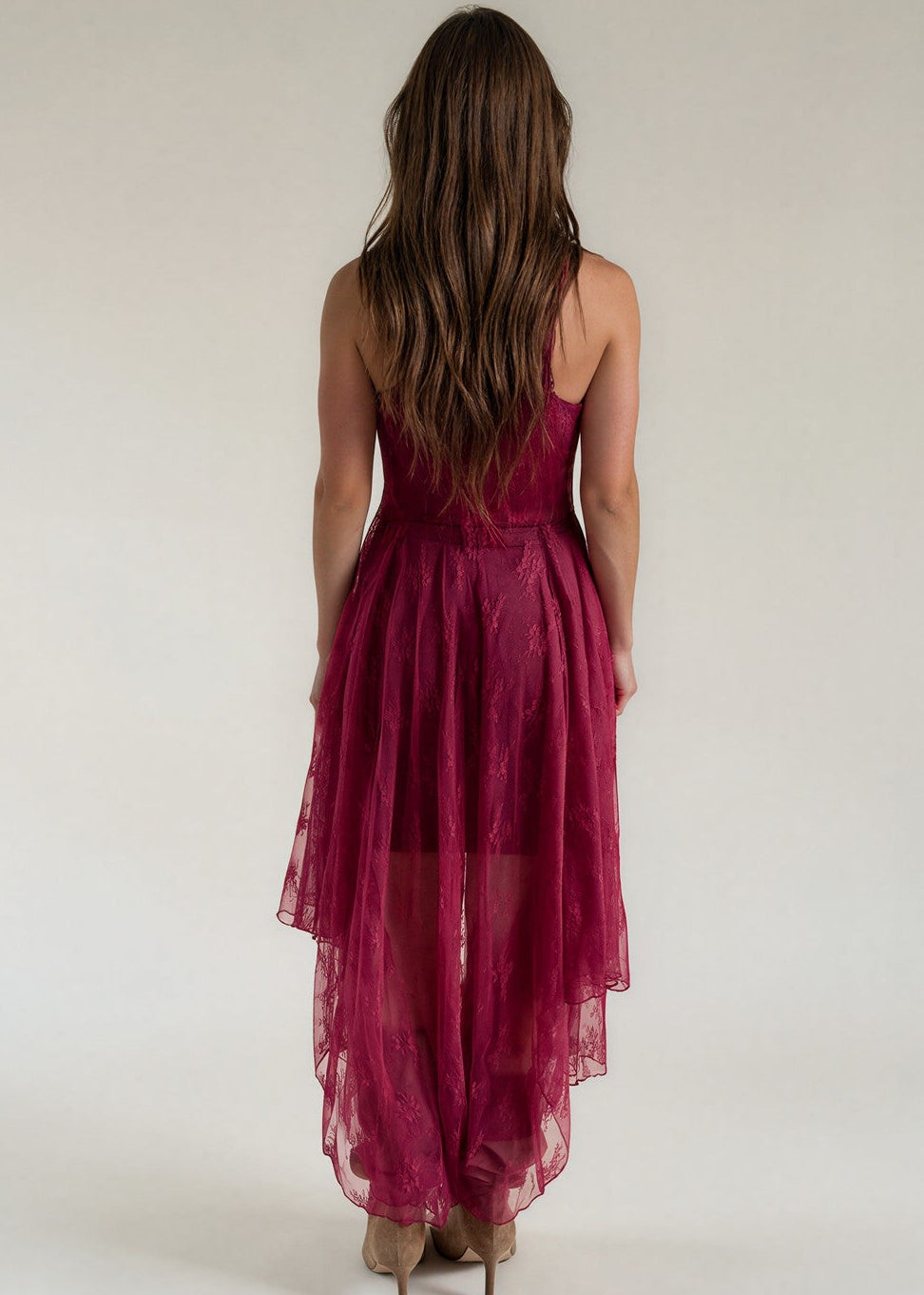Juliette Dress in Burgundy