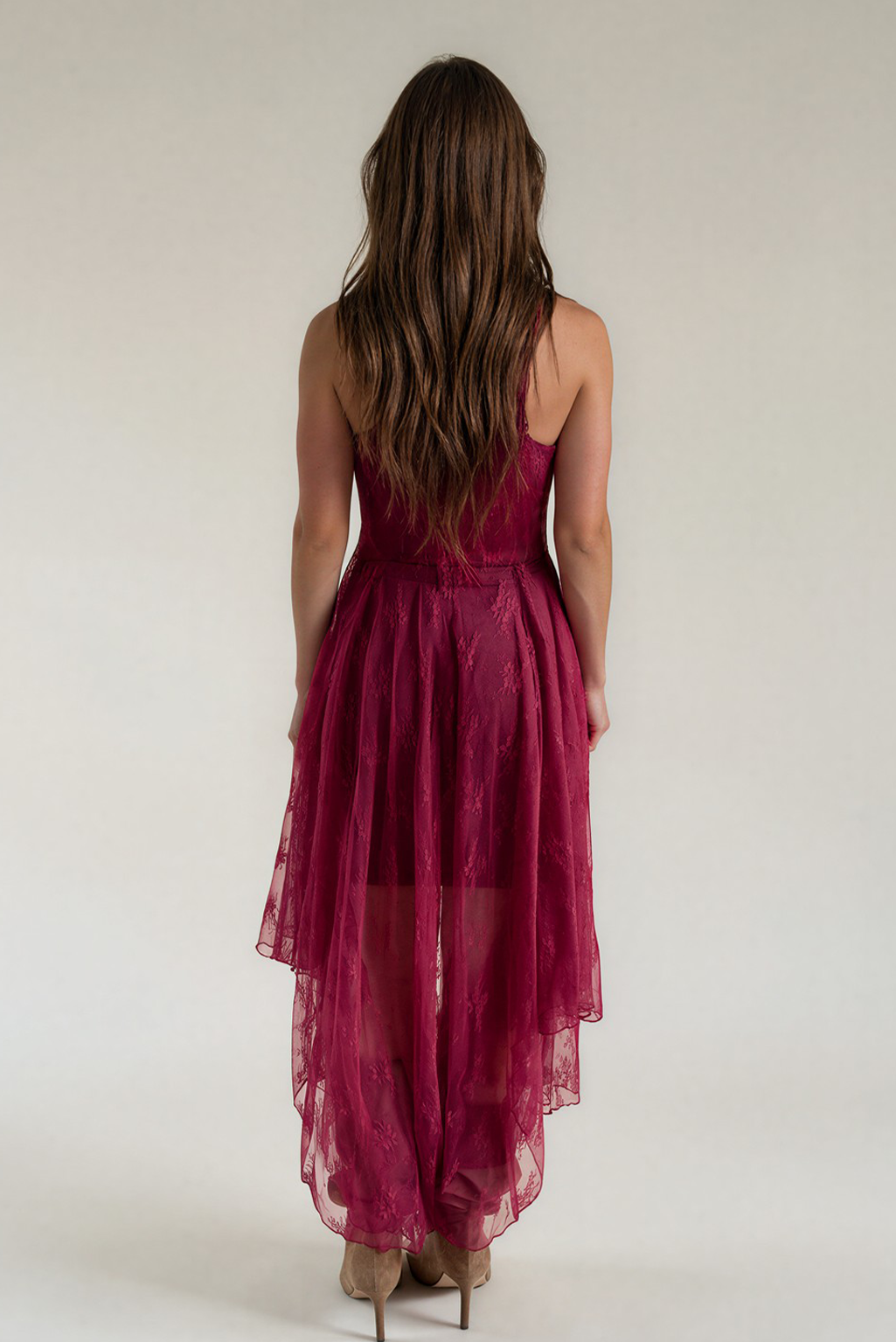 Juliette Dress in Burgundy