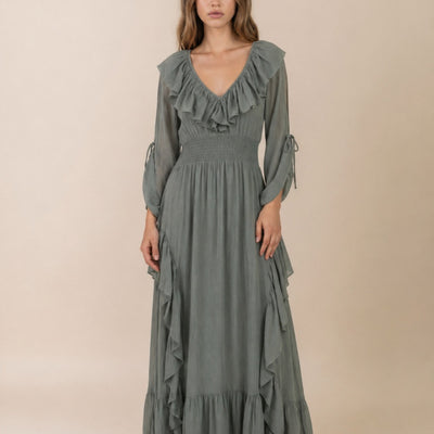 Kaleen Dress in Island Sage