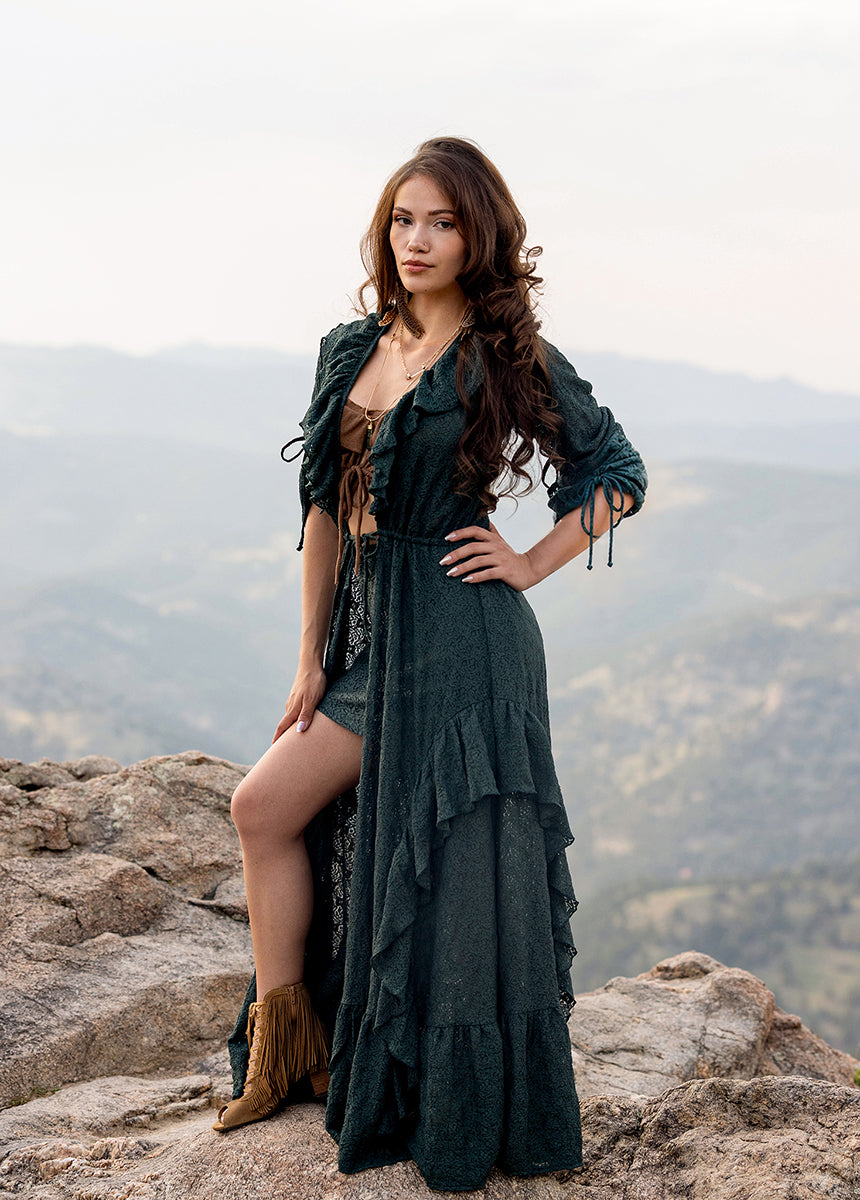 Kaleen Set in Deep Teal