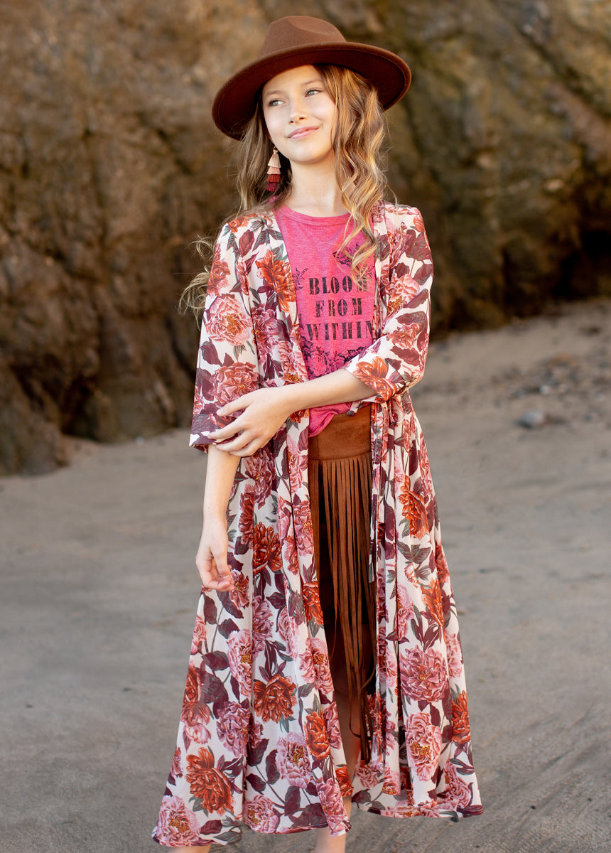 Katherine Duster in Blush Floral, 4 Katherine Duster in Blush Floral, 4