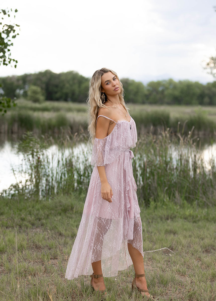 Lauryn Dress in Light Orchid