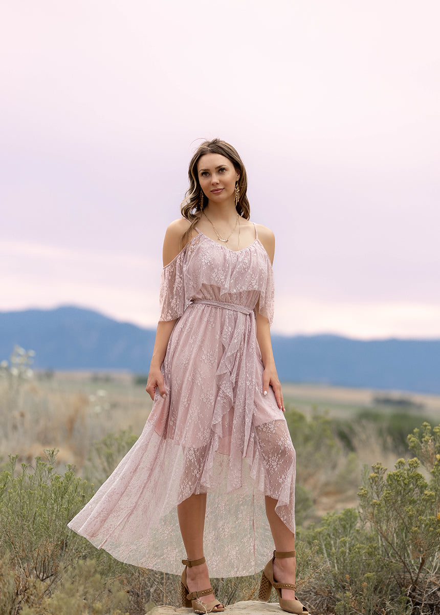 Lauryn Dress in Light Orchid