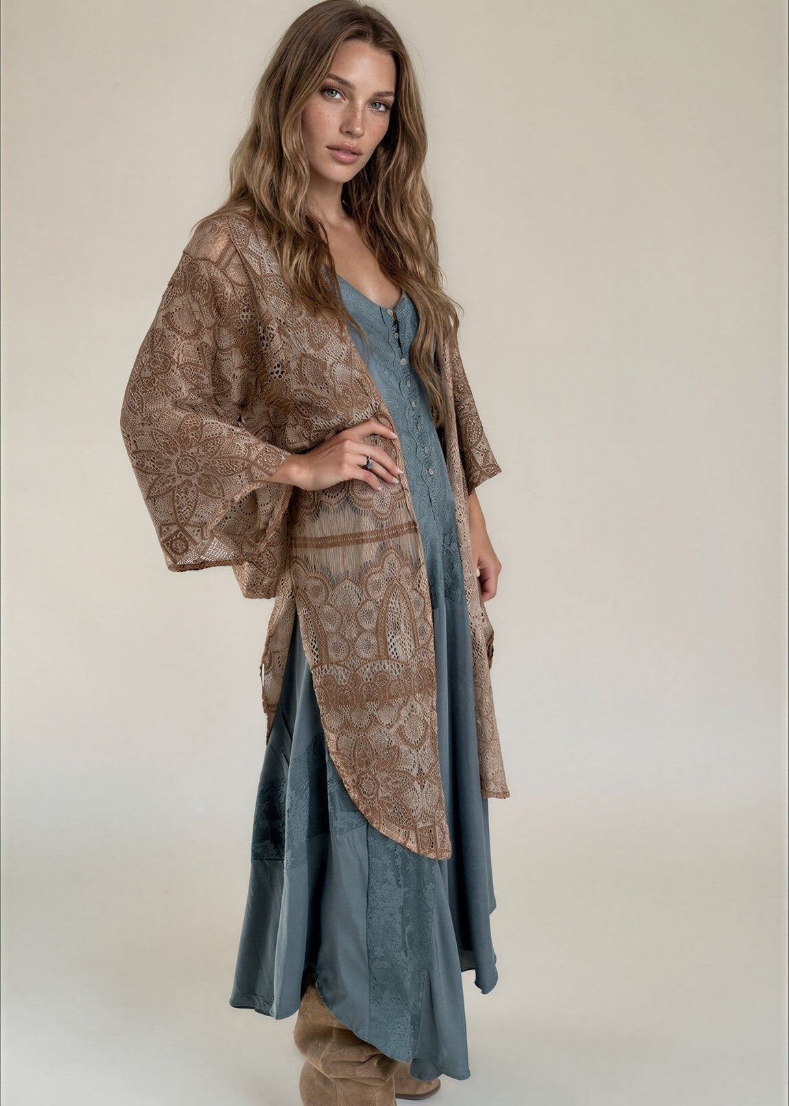 Eirini Dress in Agave