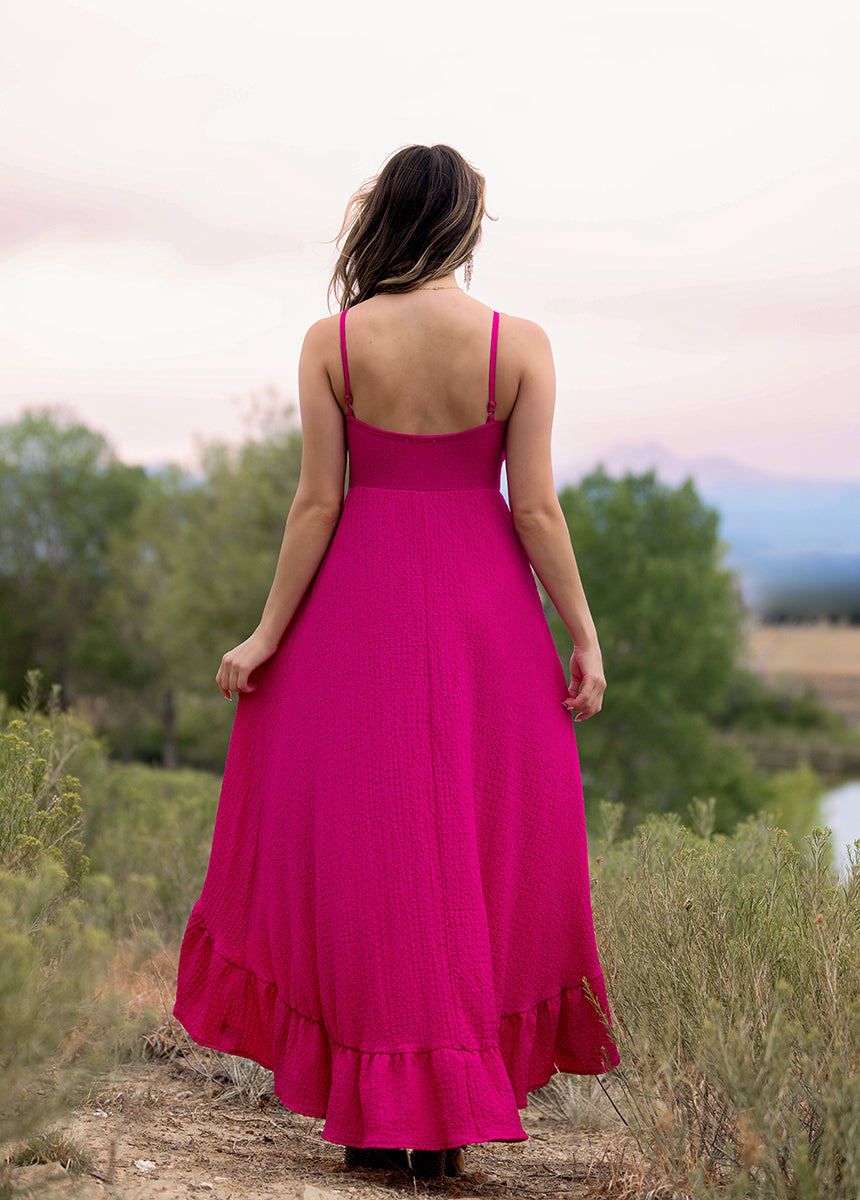 Rumi Dress in Berry