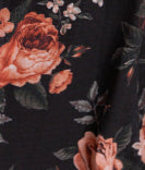 Kilah Dress in Black Floral