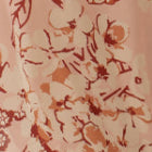 Severine Dress in Sheer Nude Pink Floral