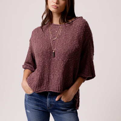 Selah Sweater in Light Mauve