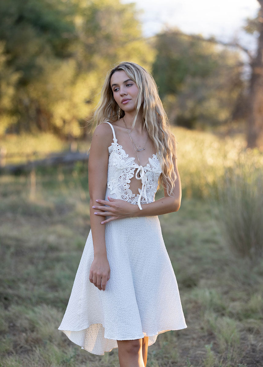 Solene Dress in Cream