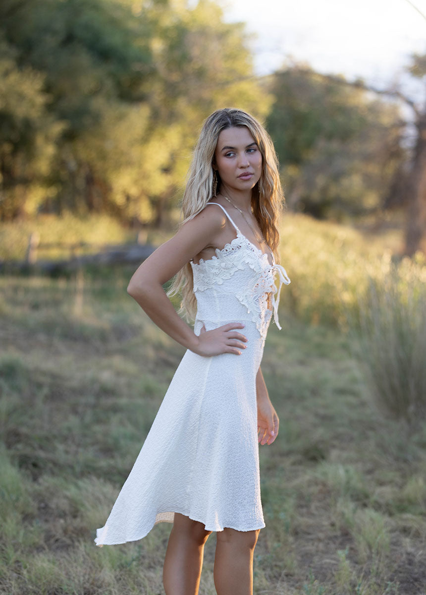Solene Dress in Cream