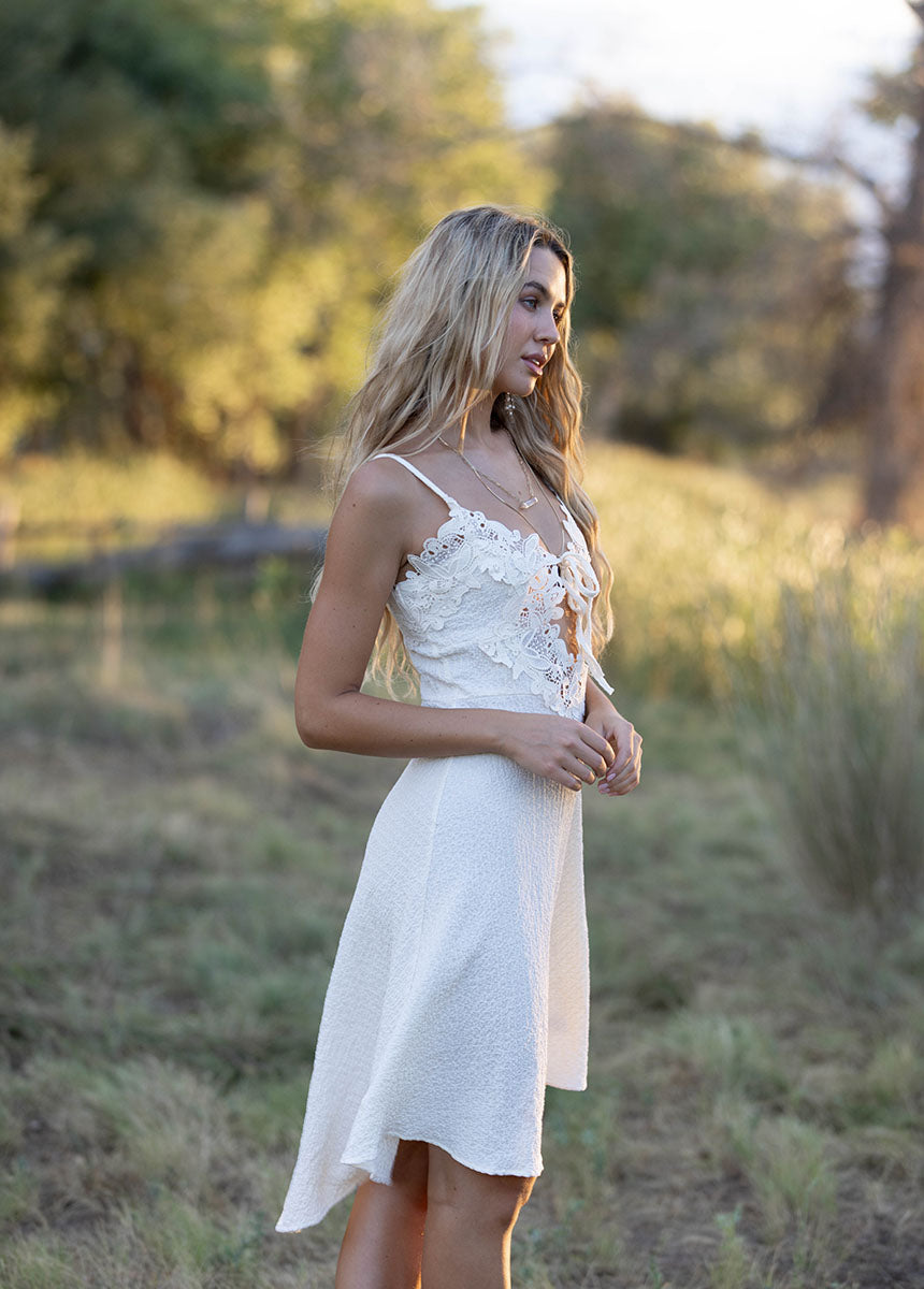 Solene Dress in Cream