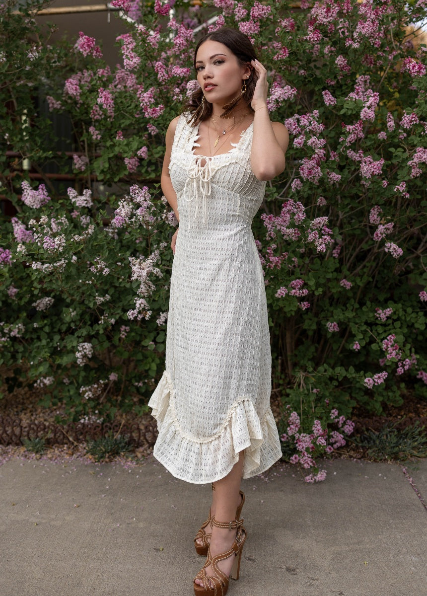 Tea Dress in Cream
