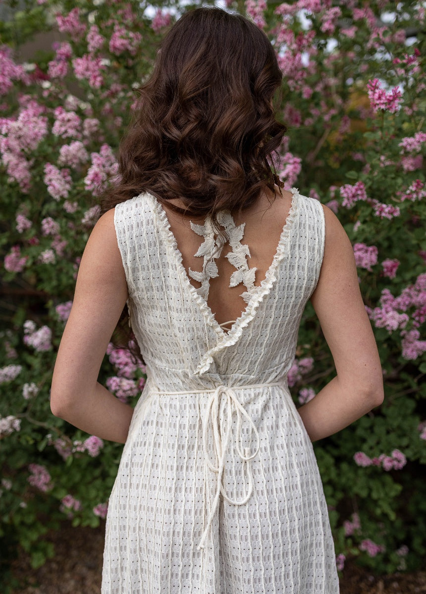 Tea Dress in Cream - Joyfolie