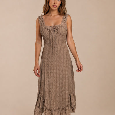 Tea Dress in Taupe