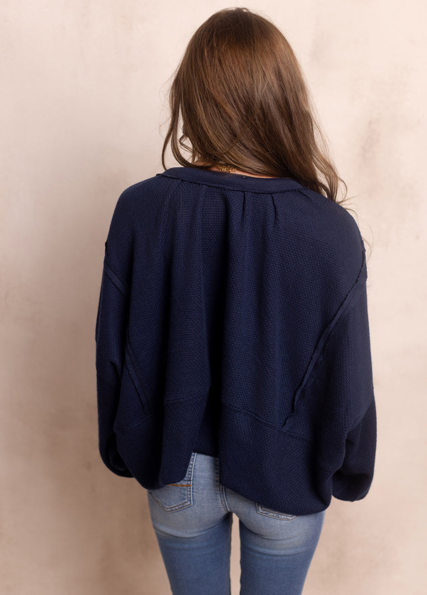 Viv Sweater in Navy