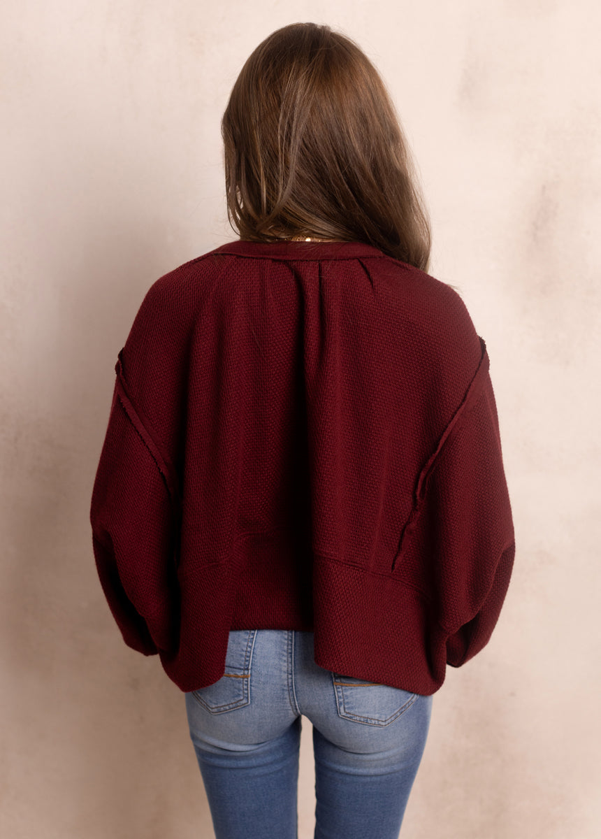 Viv Sweater in Oxblood