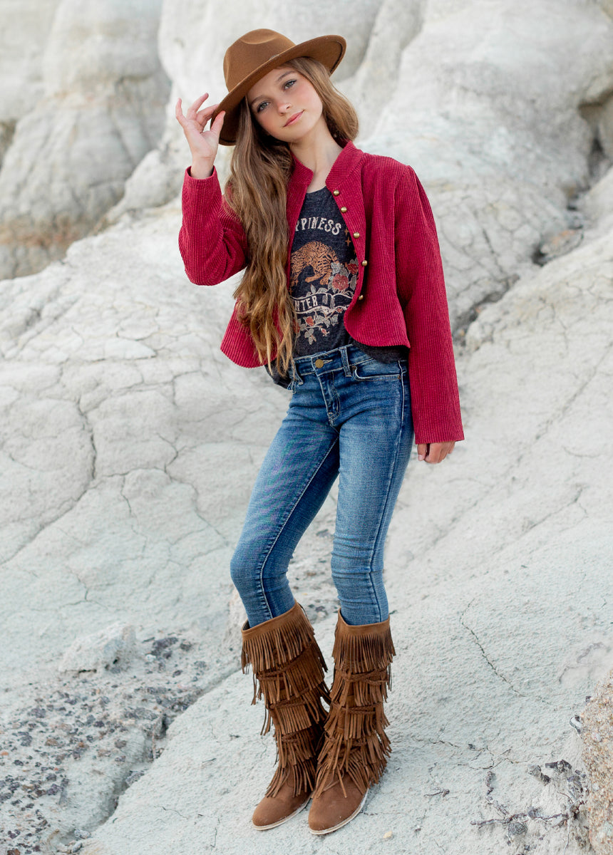 Christy Jacket in Mesa Rose