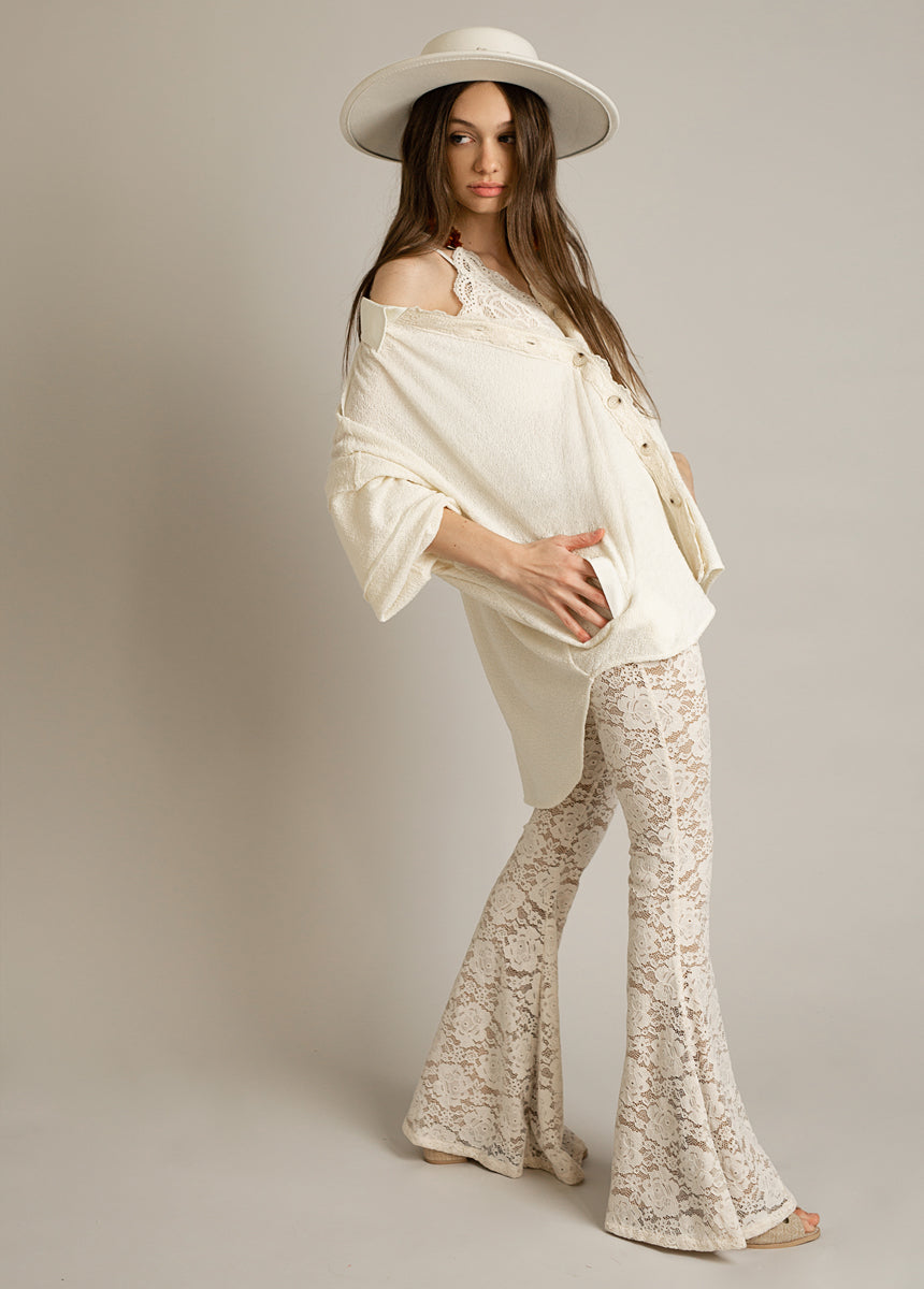Sebrina Top in Cream