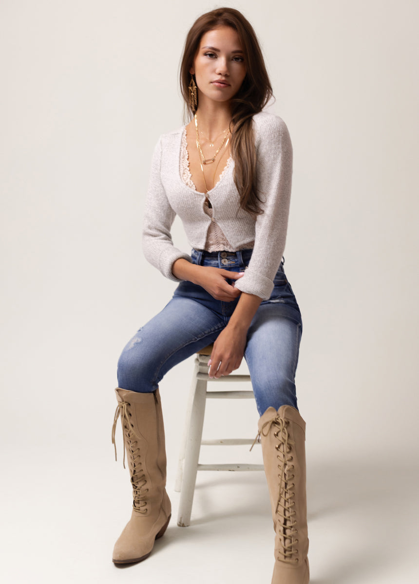 Adhara Sweater in Storm