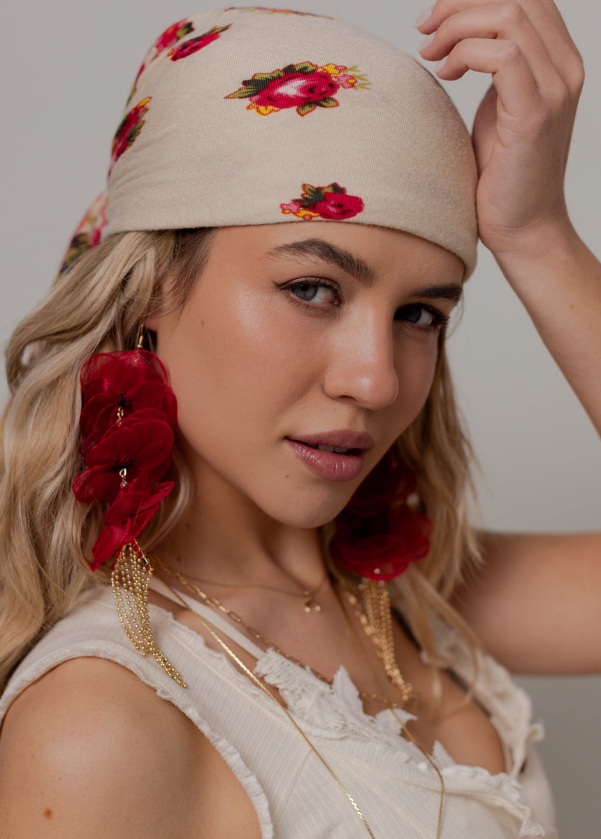 Aelita Earrings in Red