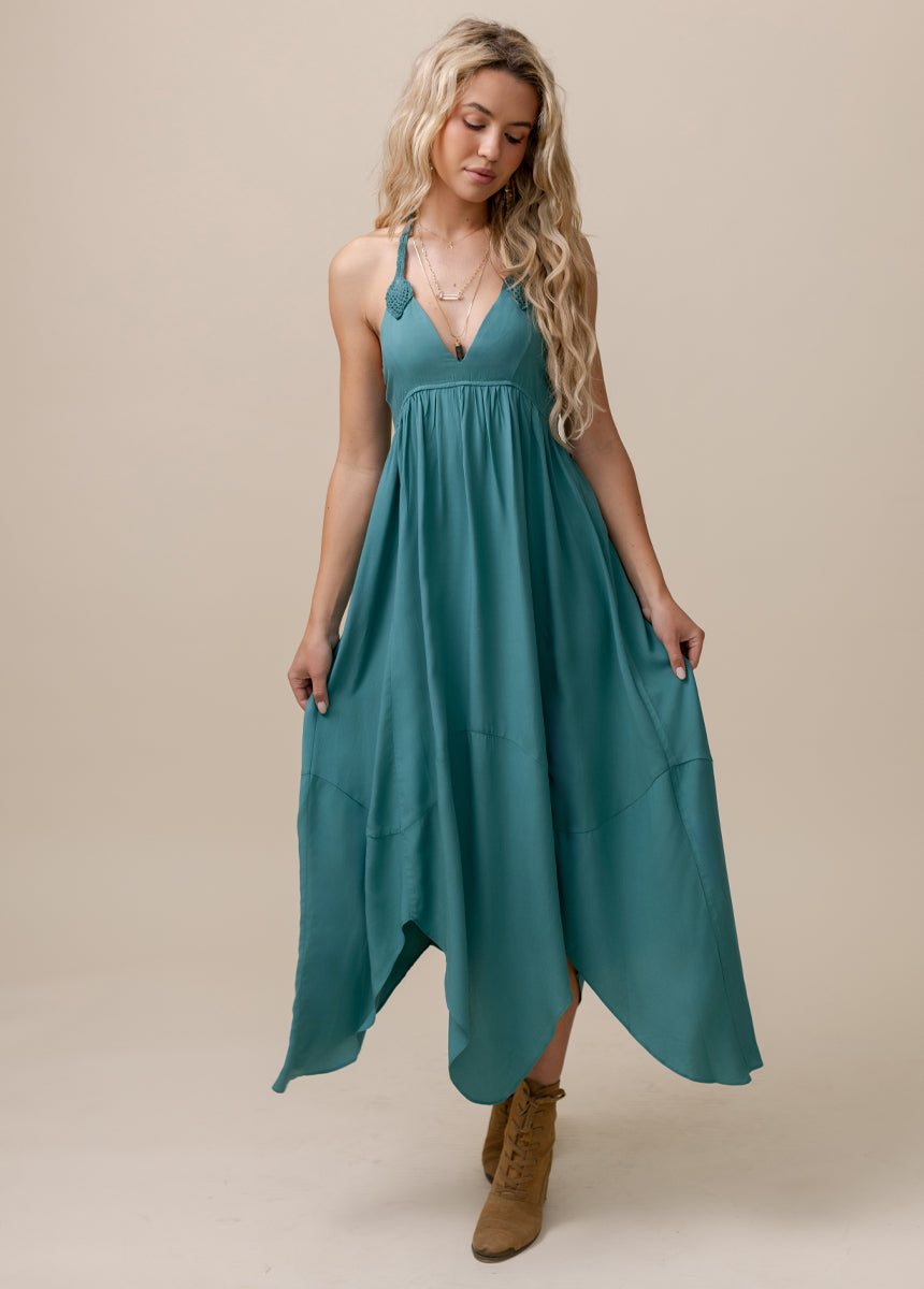 Alyssum Dress in Teal