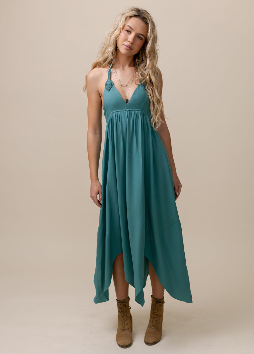 Alyssum Dress in Teal