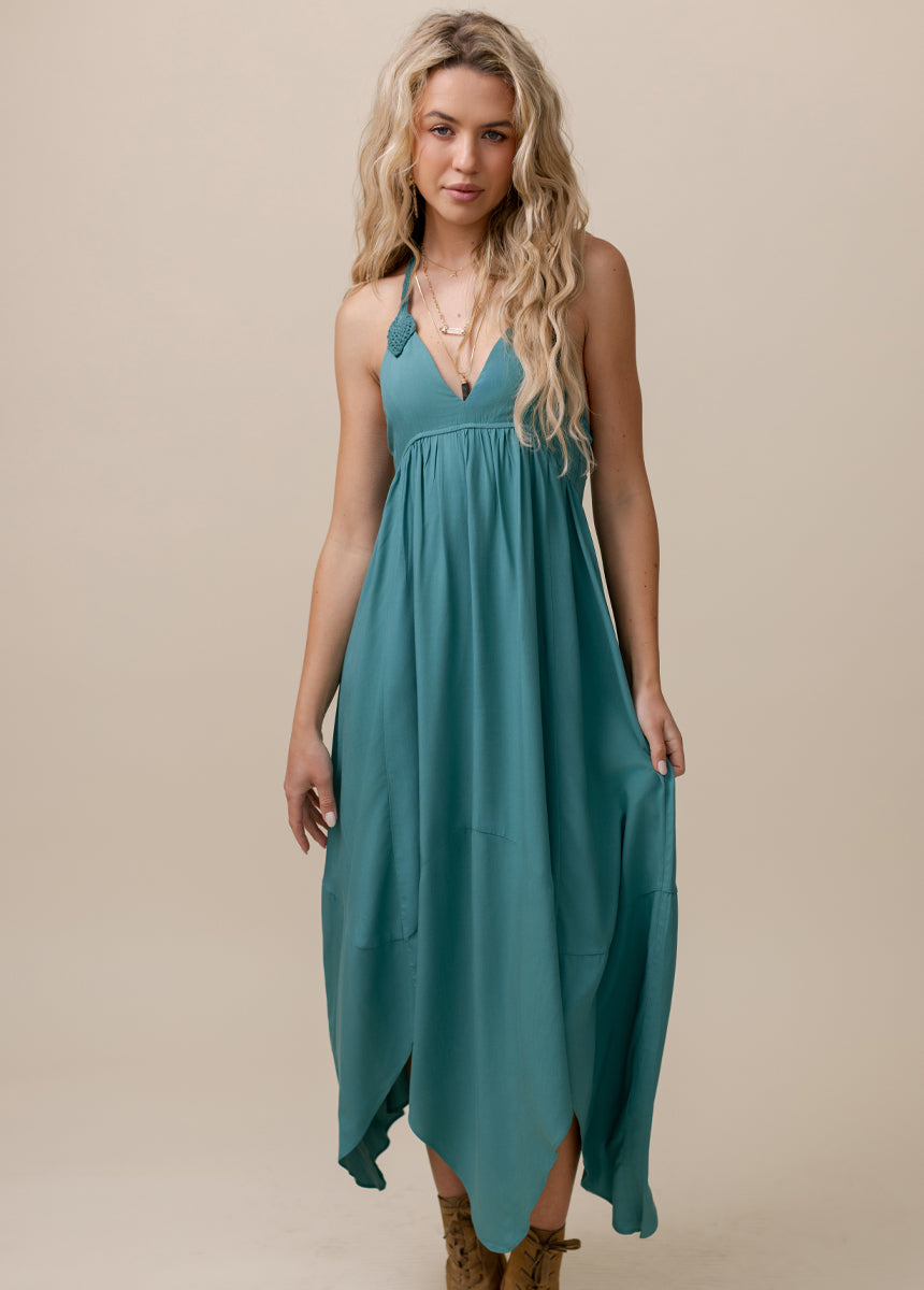 Alyssum Dress in Teal