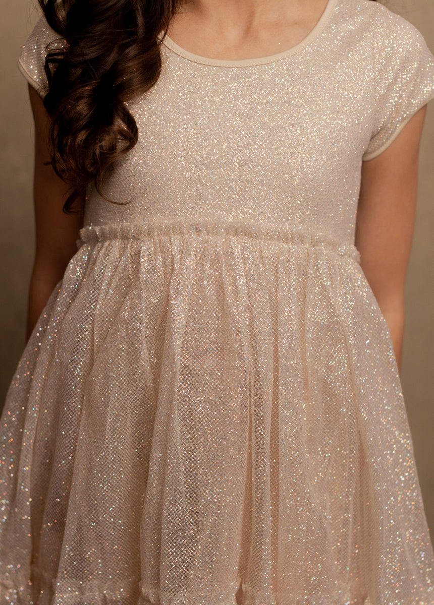 Andra Dress in Champagne