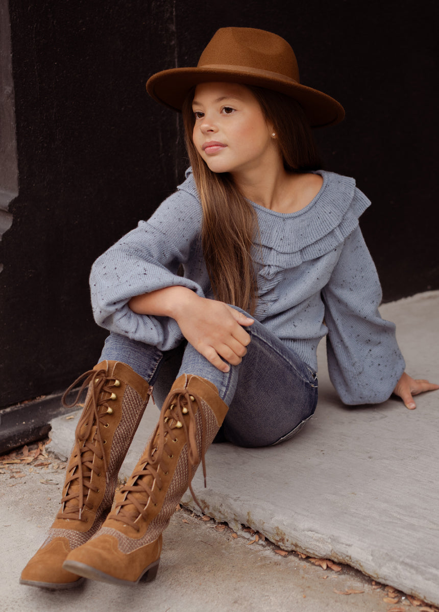 Keiko Tall Boots in Nutmeg