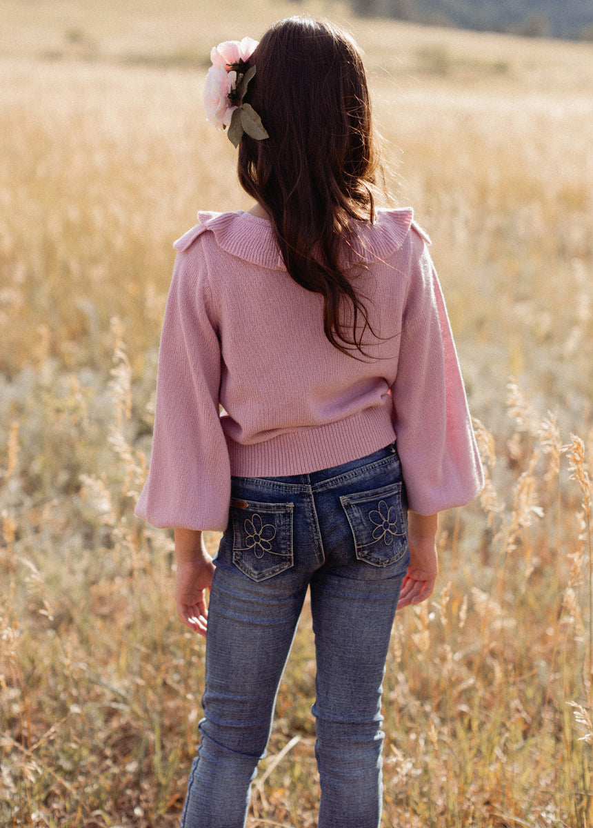 Anilah Sweater in Dusty Rose