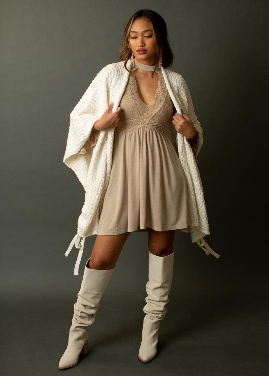 Nyra Slouch Boot in Ivory, 7.5 Nyra Slouch Boot in Ivory, 7.5
