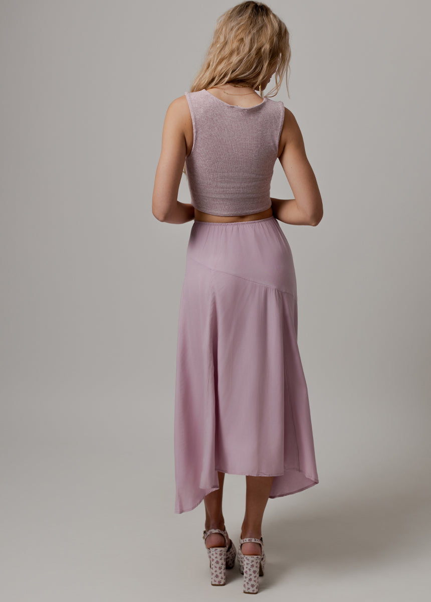 Apple Maxi Skirt in Lilac