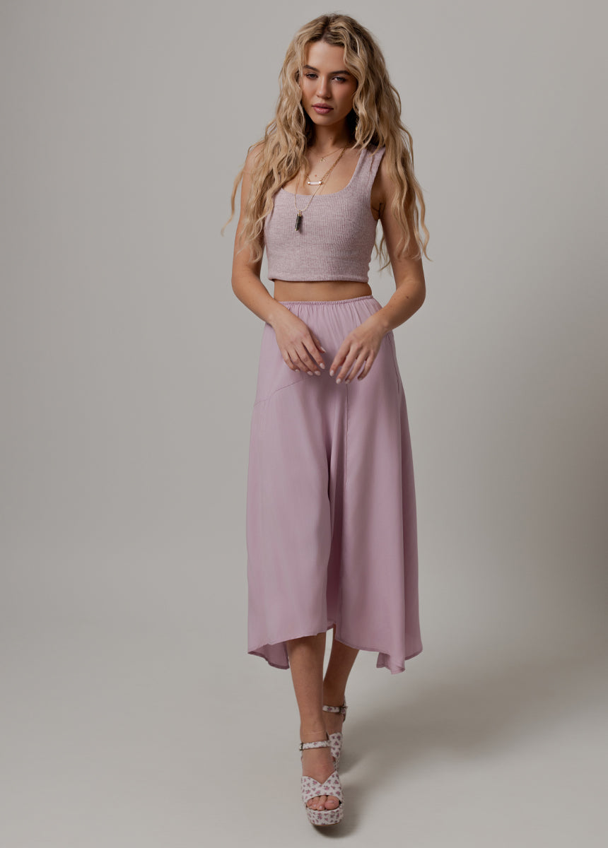 Apple Maxi Skirt in Lilac