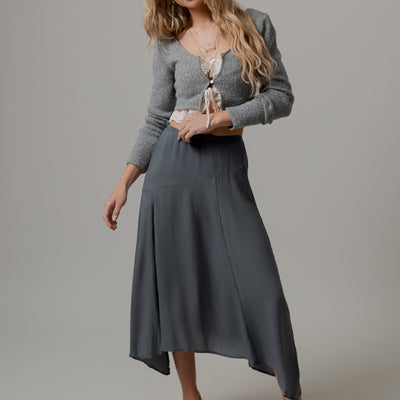 Apple Maxi Skirt in Teal