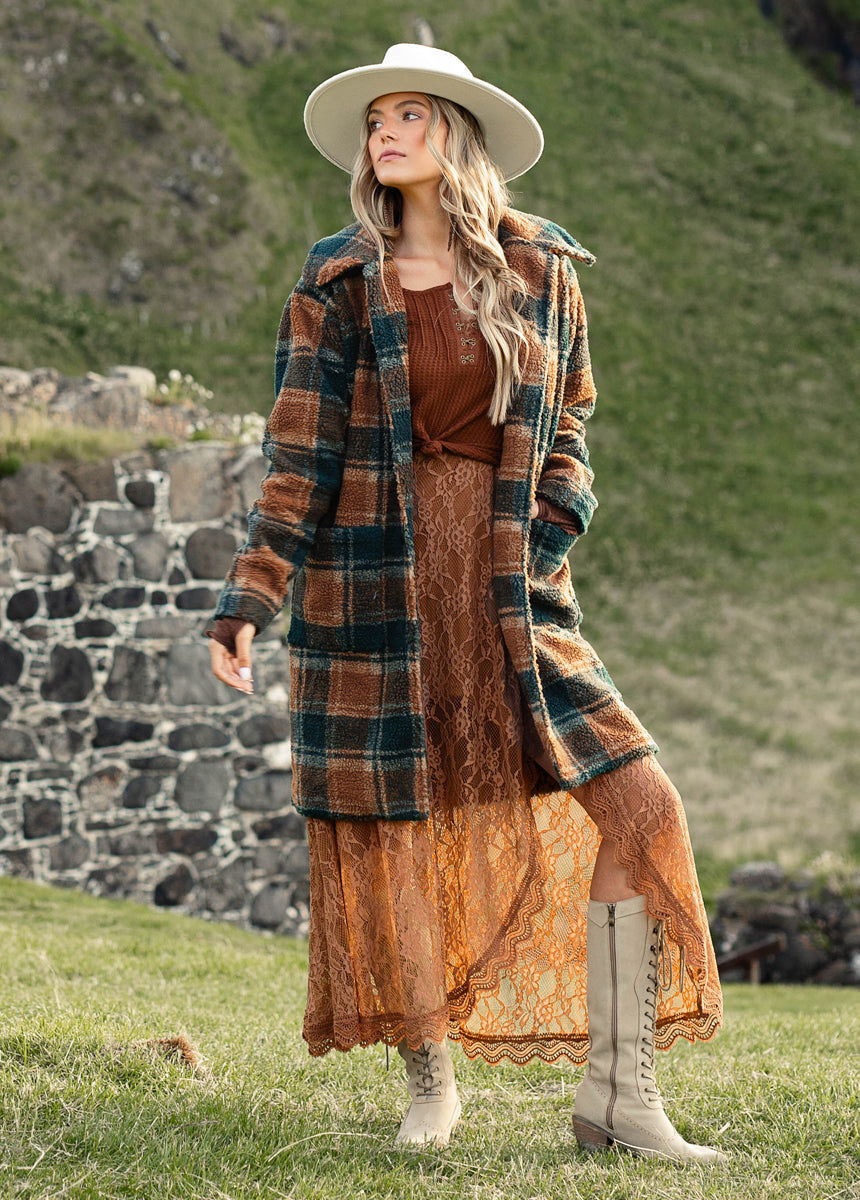 Alba Top in Dark Clove