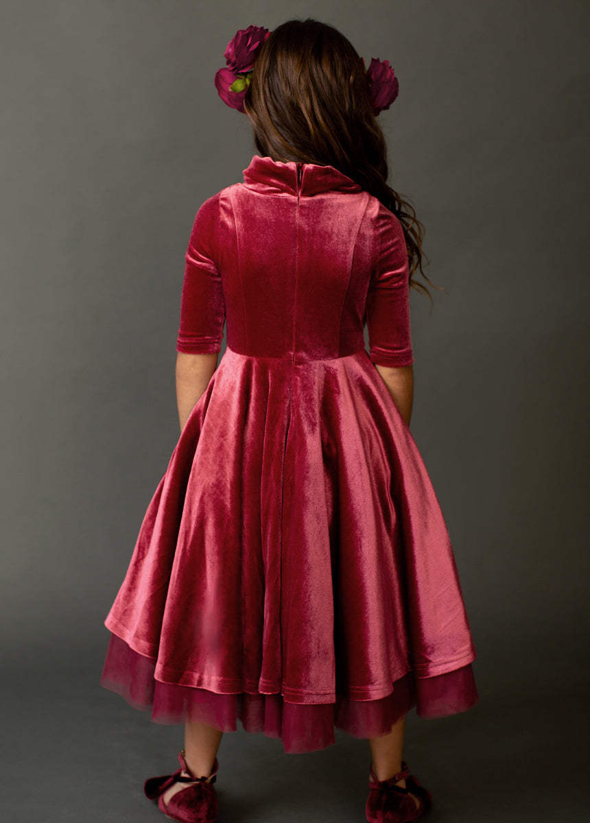 Audrah Petticoat Dress in Barberry