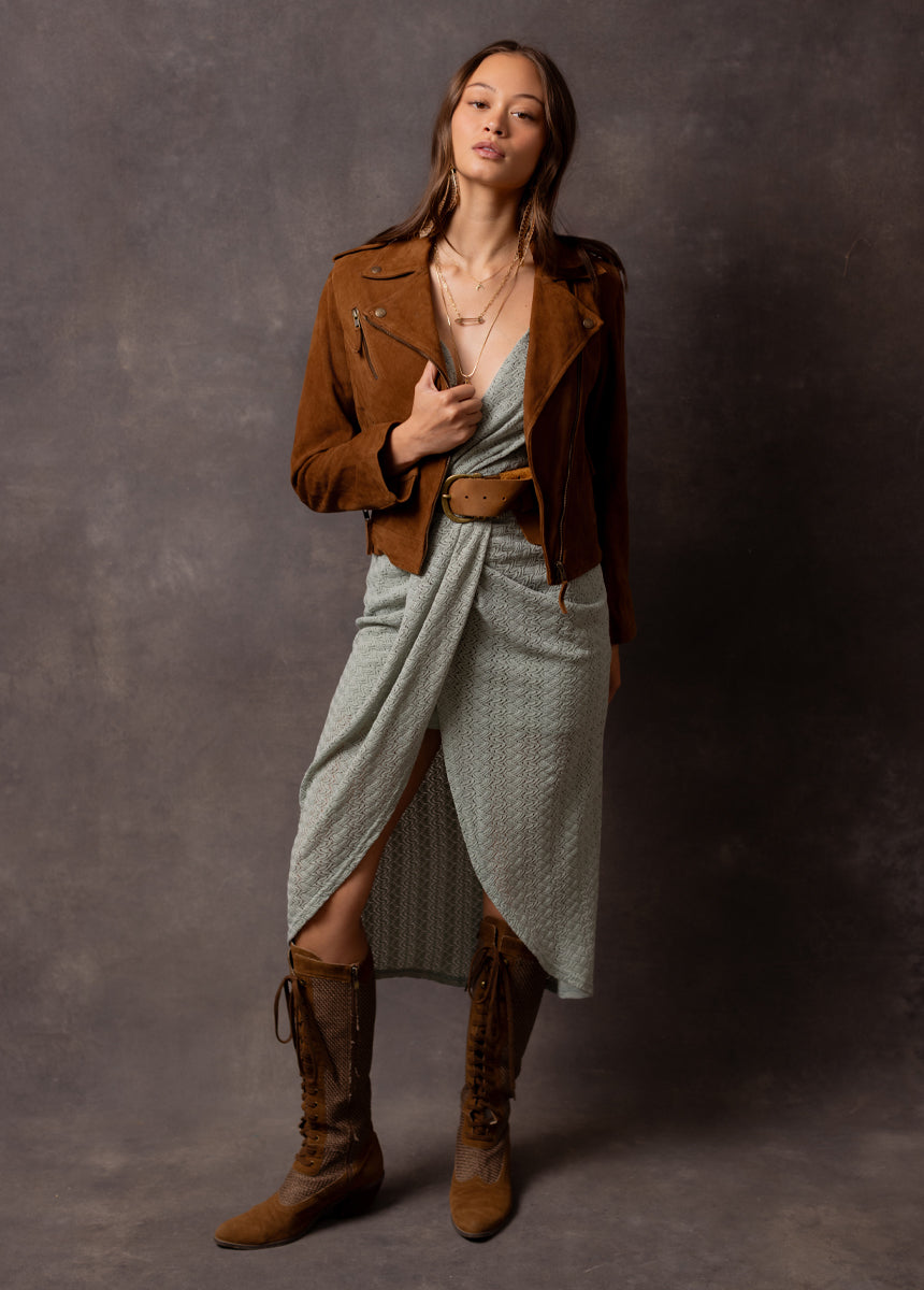 Avacette Dress in Seafoam