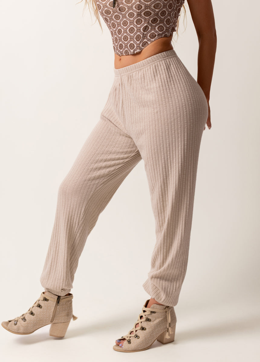 Aysha Pants in Taupe