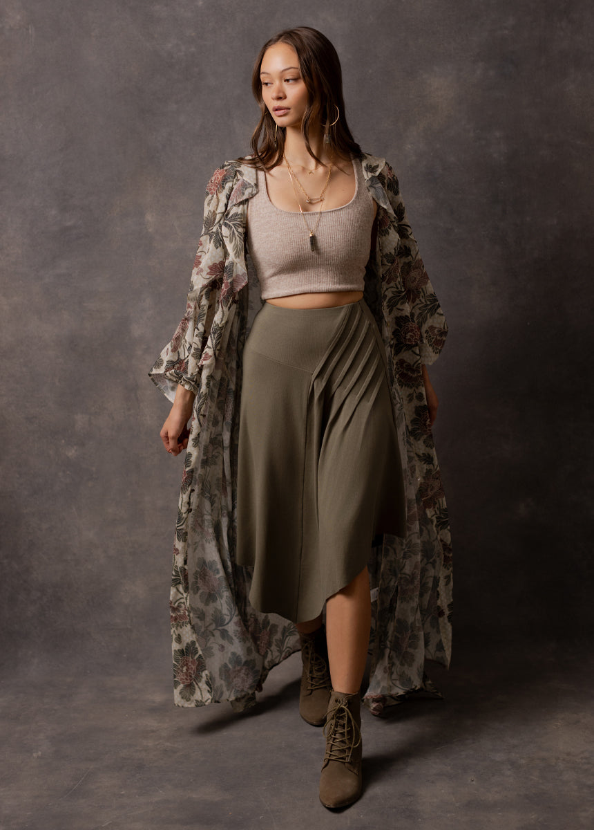 Aylani Skirt in Agave