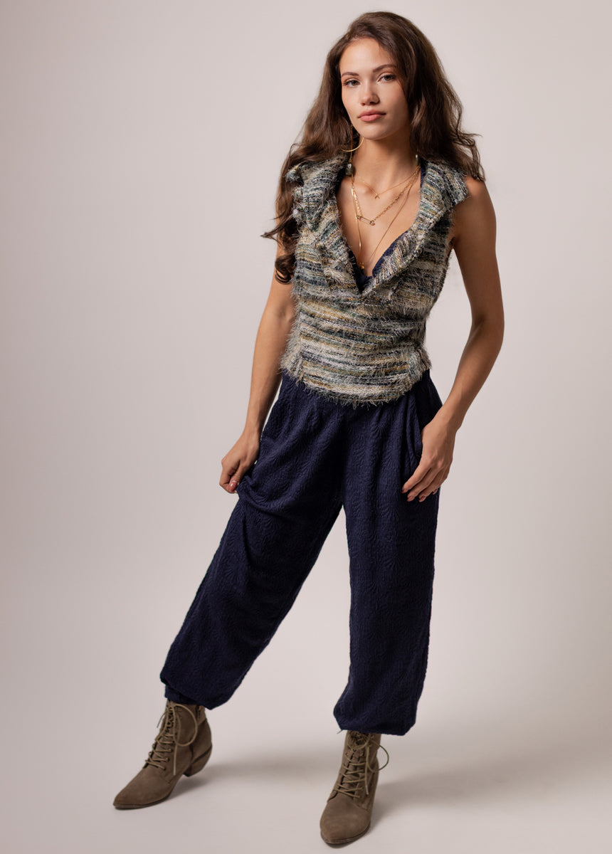 Bambi Top in Teal Multi