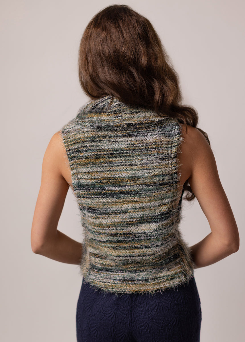 Bambi Top in Teal Multi