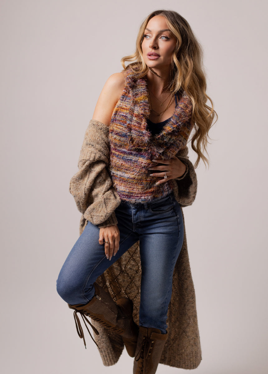 Bambi Top in Rust Multi