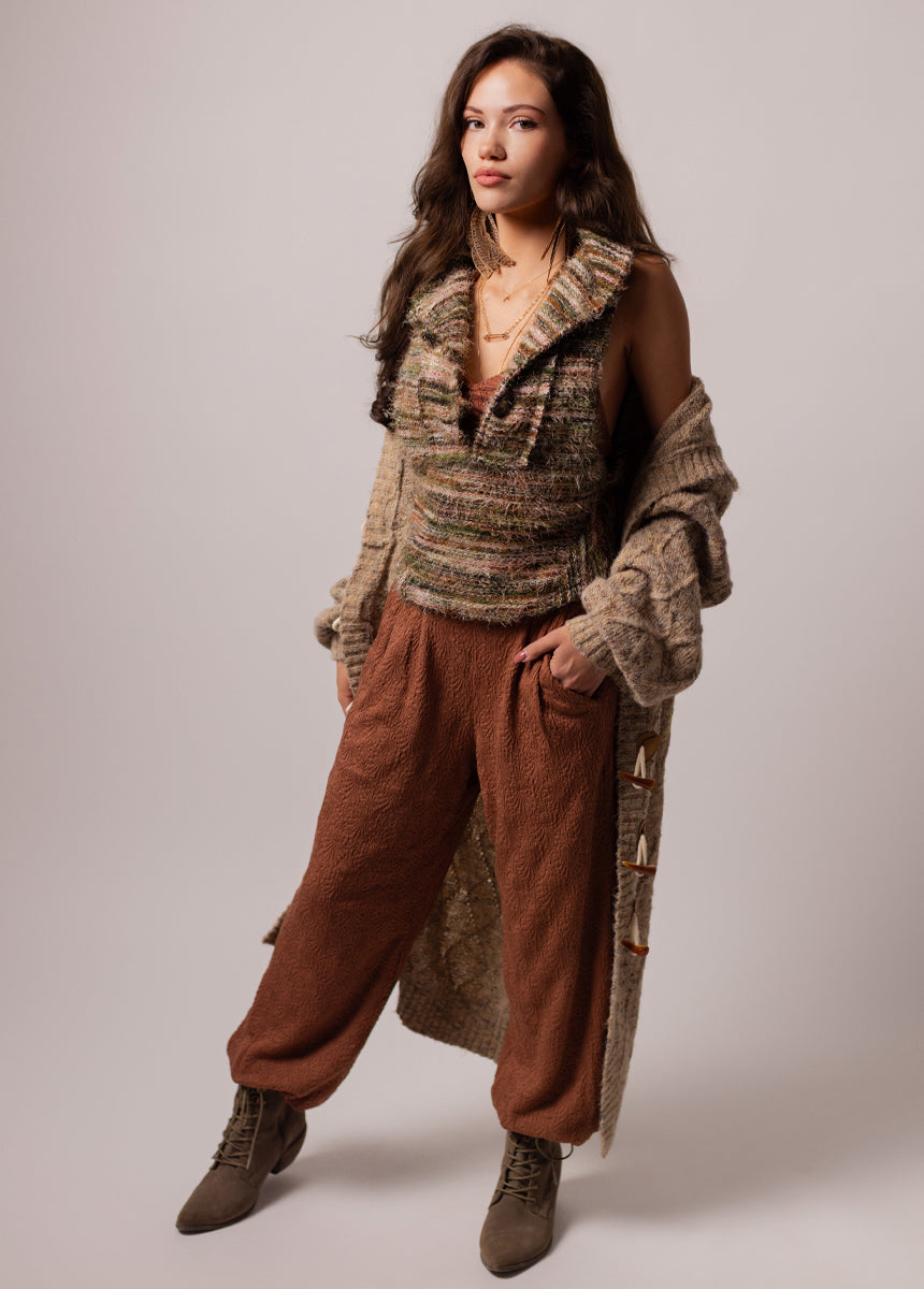 Collins Pant in Rosewood