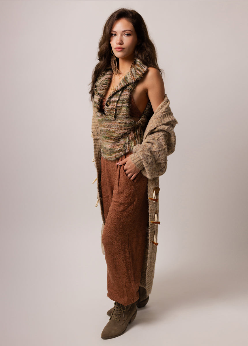 Bambi Top in Olive Multi