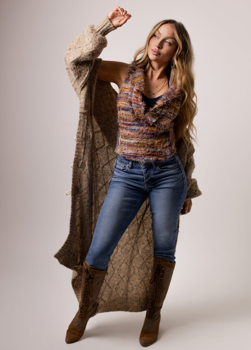 Bambi Top in Rust Multi