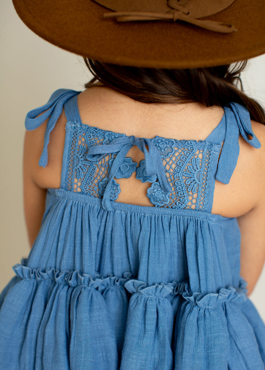 Banyu Dress in Cornflower