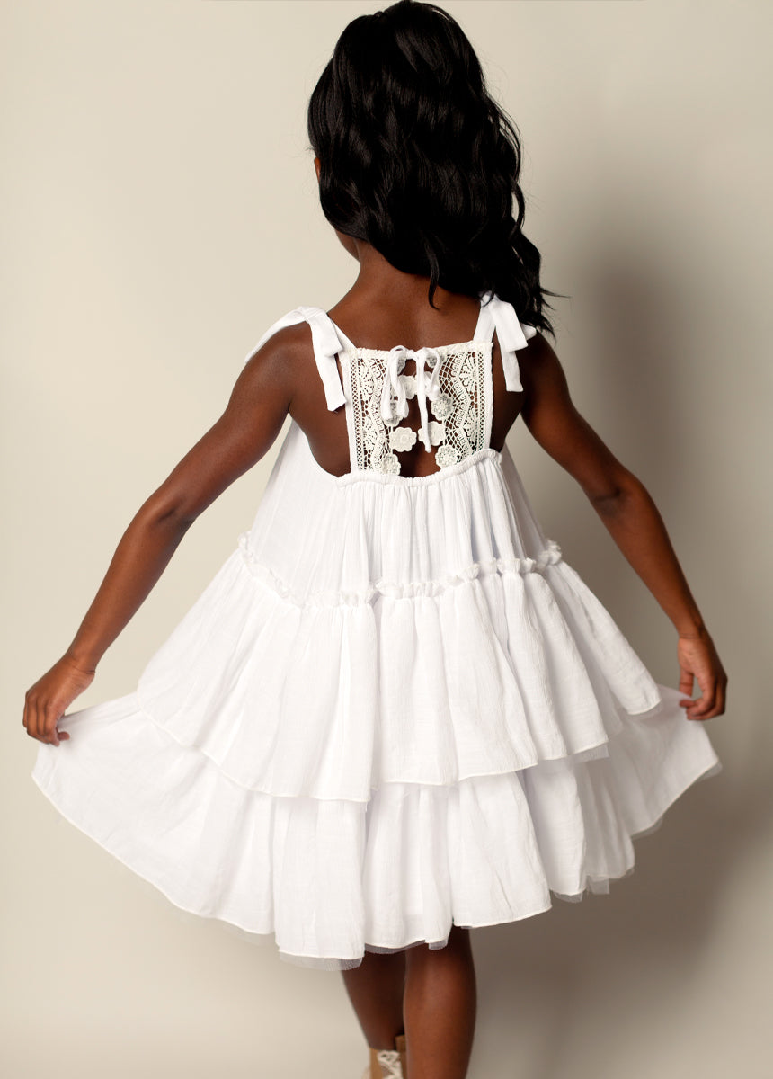 Banyu Dress in White